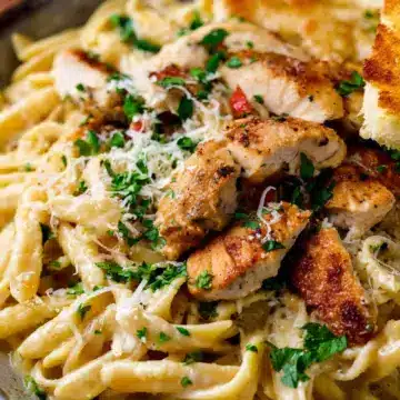 Garlic Parmesan Chicken Pasta Recipe
