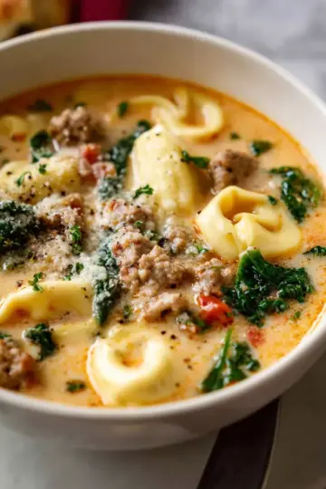 Sausage Tortellini Soup