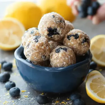 Lemon Blueberry Energy Bites