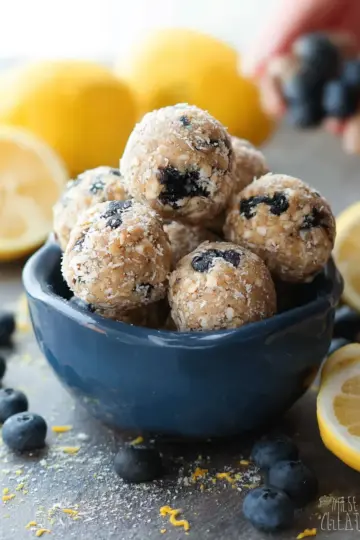 Lemon Blueberry Energy Bites