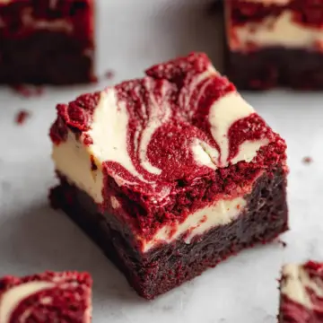 Red Velvet Cheesecake Brownies