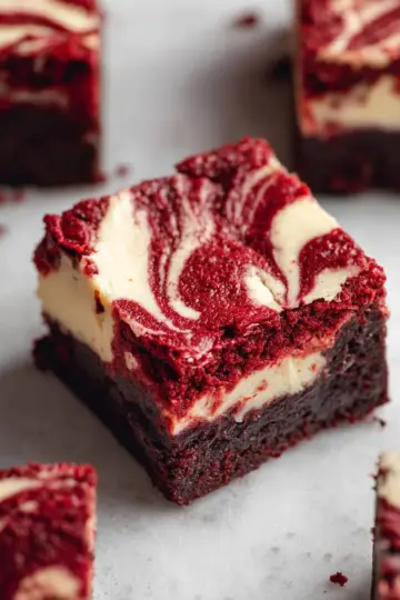 Red Velvet Cheesecake Brownies