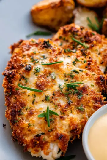 Air Fryer Parmesan Crusted Chicken