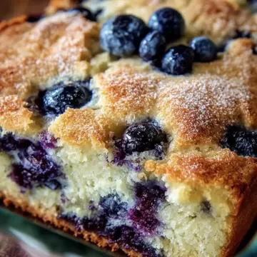 Buttermilk Blueberry Breakfast Cake