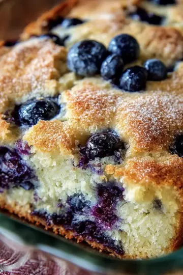 Buttermilk Blueberry Breakfast Cake
