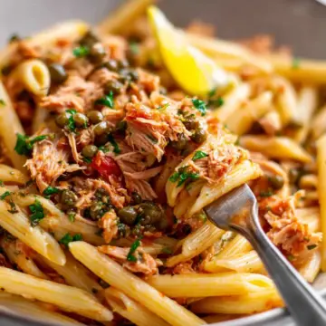 The most amazing canned tuna pasta!