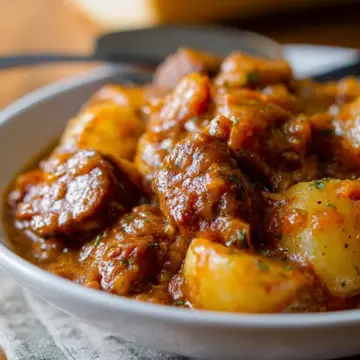 Saucy Hungarian Red Potato Goulash