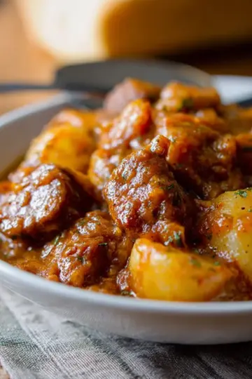 Saucy Hungarian Red Potato Goulash