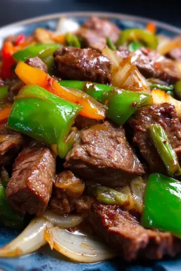 Pepper Steak with Onion Stir Fry Recipe