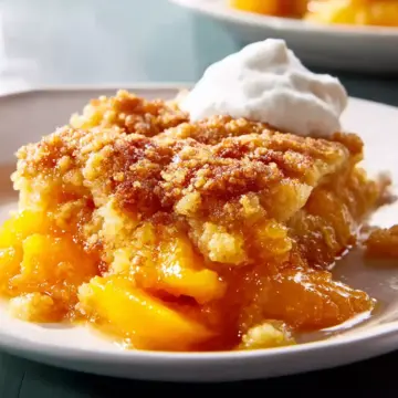 Peach Dump Cake