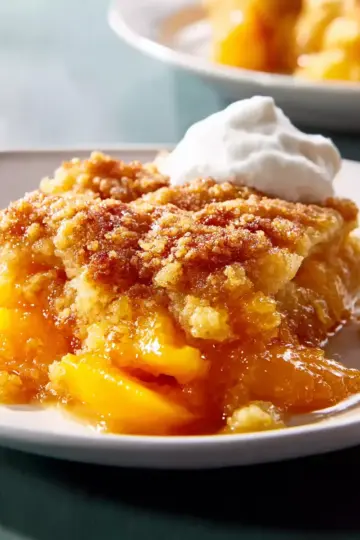 Peach Dump Cake