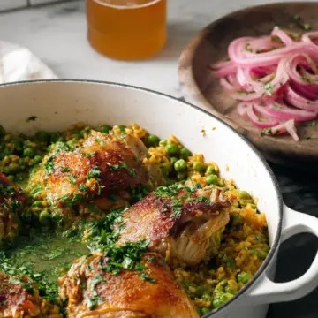 Peruvian Green Arroz con Pollo Recipe