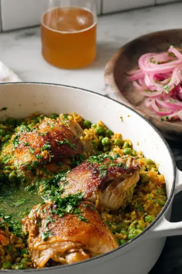 Peruvian Green Arroz con Pollo Recipe