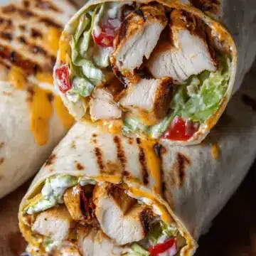 Chipotle Ranch Grilled Chicken Burrito