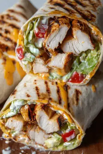 Chipotle Ranch Grilled Chicken Burrito