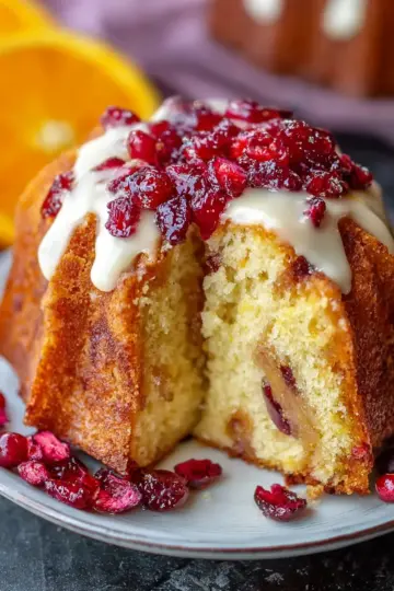 Cranberry Orange Bundt Cake