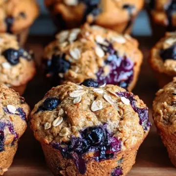 Blueberry Oatmeal Muffins