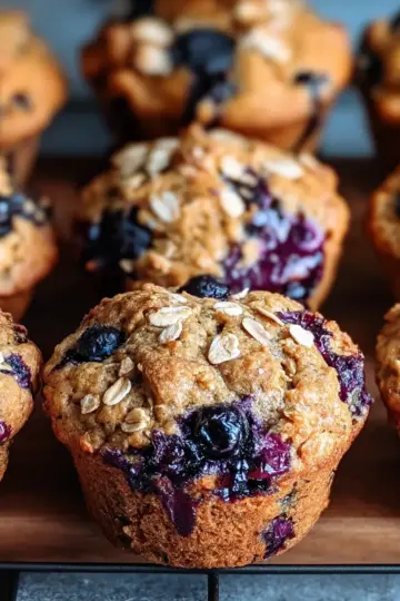 Blueberry Oatmeal Muffins