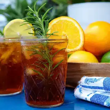 Orange Rosemary Iced Tea
