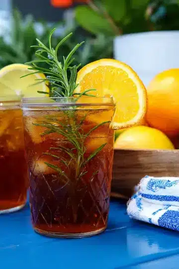 Orange Rosemary Iced Tea