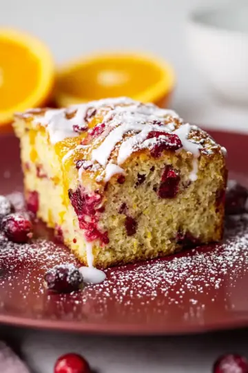 Cranberry Orange Breakfast Cake Recipe
