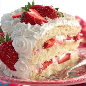 Strawberry Cream Cake