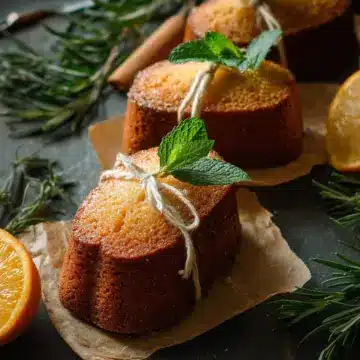 Orange Ginger Honey Cakes