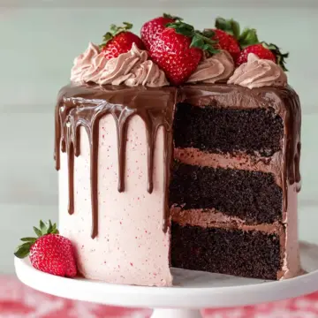 Chocolate Strawberry Cake