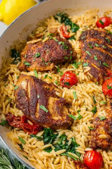 Cajun Chicken Orzo