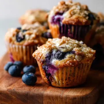 Blueberry Oatmeal Muffins