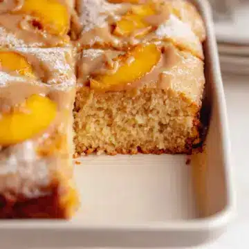 Easy Peach Cake Recipe