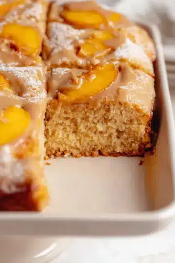 Easy Peach Cake Recipe