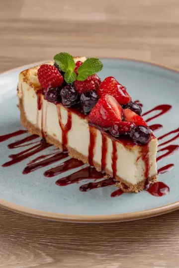 New York Cheesecake sauce aux baies