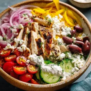 Greek Chicken Bowls