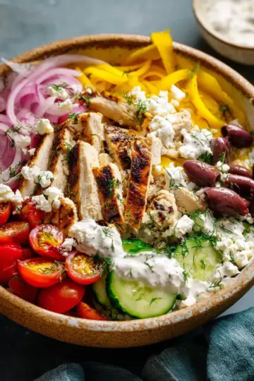 Greek Chicken Bowls