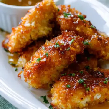 Crispy Coconut Chicken with Spicy Honey Orange Sauce