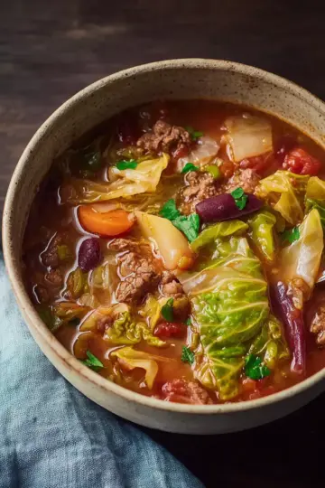 Cabbage Beef Soup