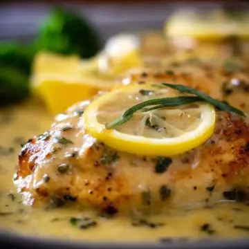 Chicken in a Lemon Butter Sauce