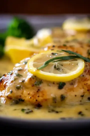 Chicken in a Lemon Butter Sauce