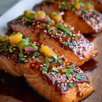 Sweet Glazed Teriyaki Salmon