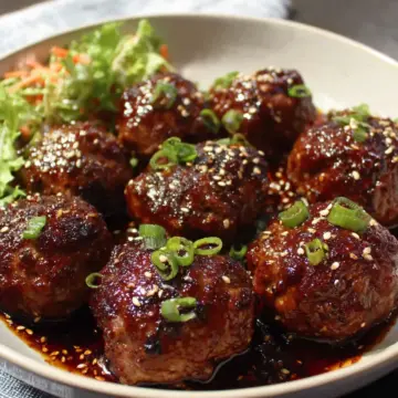 Korean Barbecue-Style Meatballs