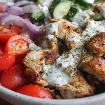 Low Carb Greek Chicken Bowls