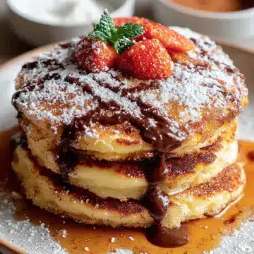 Spanish Churro-Inspired Pancakes