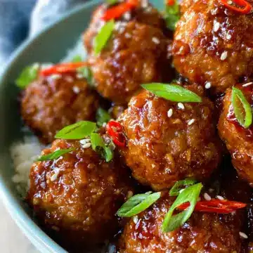 The Best Sticky Asian Glazed Meatballs Recipe
