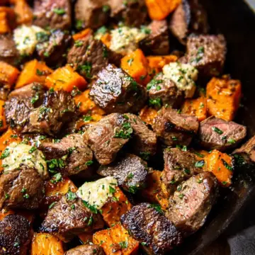 Steak Bites with Sweet Potatoes