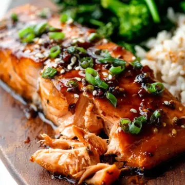 Honey Garlic Soy Glazed Salmon