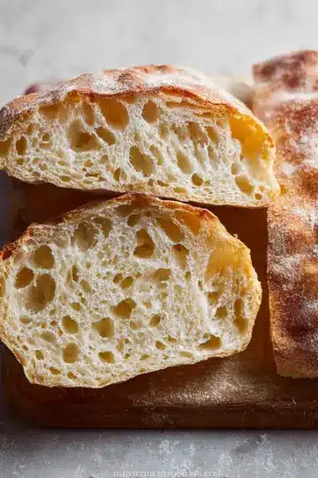 Easy No-Knead Ciabatta