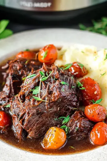 Slow Cooker Beef Manhattan