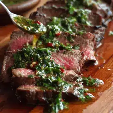 Skirt Steak with Chimichurri Sauce