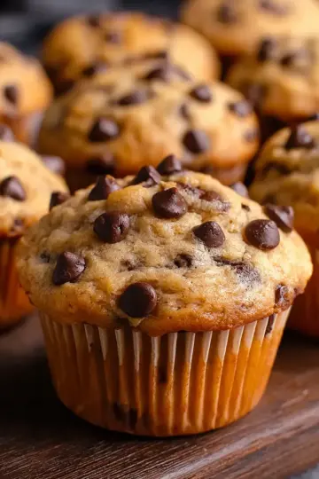 Banana Chocolate Chip Muffins